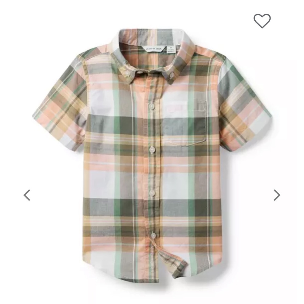 Janie and Jack The Plaid Shirt